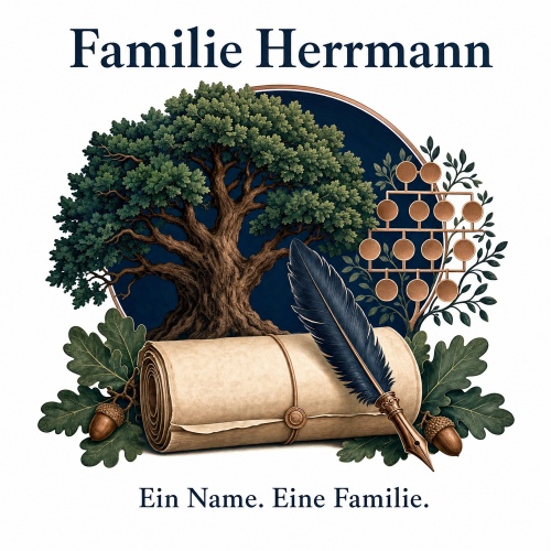 Tasse »Familie Herrmann – Ein Name. Eine...