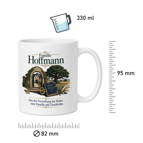 Tasse »Familie Hoffmann – Eine Familie mit Geschichte«