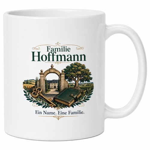 Tasse »Familie Hoffmann – Ein Name. Eine...