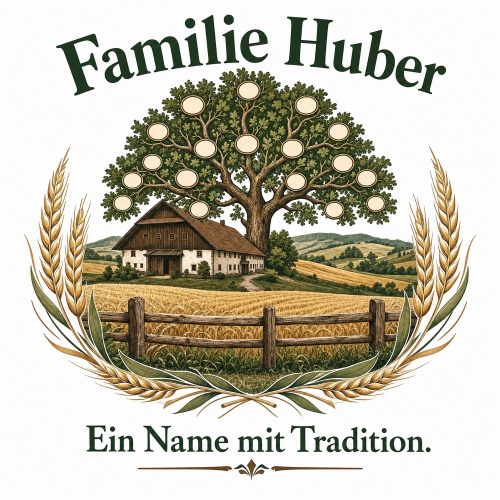 Tasse »Familie Huber – Ein Name mit...