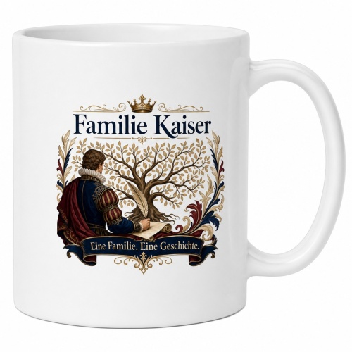 Tasse »Familie Kaiser – Eine Familie. Eine...