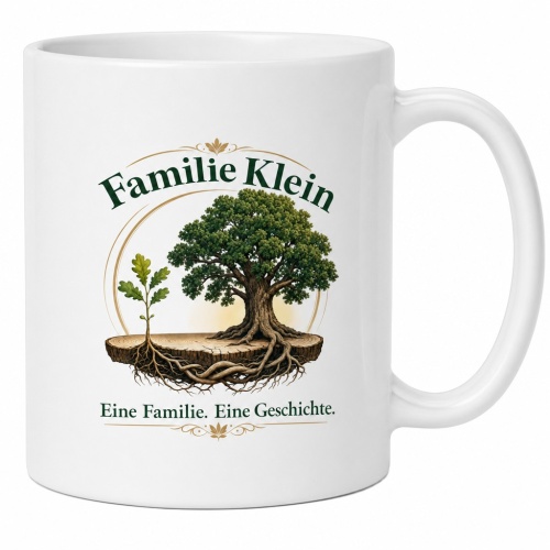 Tasse »Familie Klein – Eine Familie. Eine...