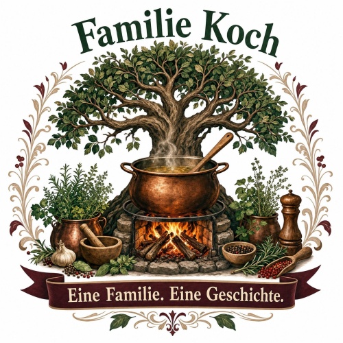 Tasse »Familie Koch – Eine Familie. Eine Geschichte.«