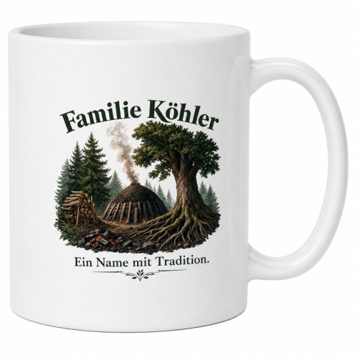 Tasse »Familie Köhler – Ein Name mit...