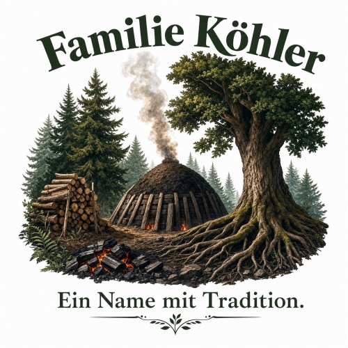Tasse »Familie Köhler – Ein Name mit Tradition«