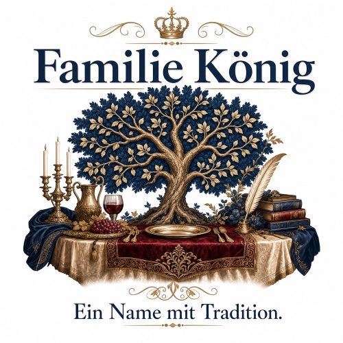 Tasse »Familie König – Ein Name mit...