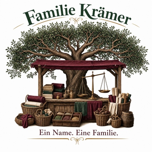 Tasse »Familie Krämer – Ein Name. Eine Familie.«