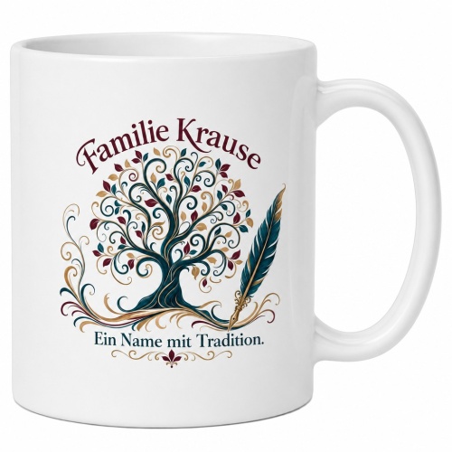 Tasse »Familie Krause – Ein Name mit...