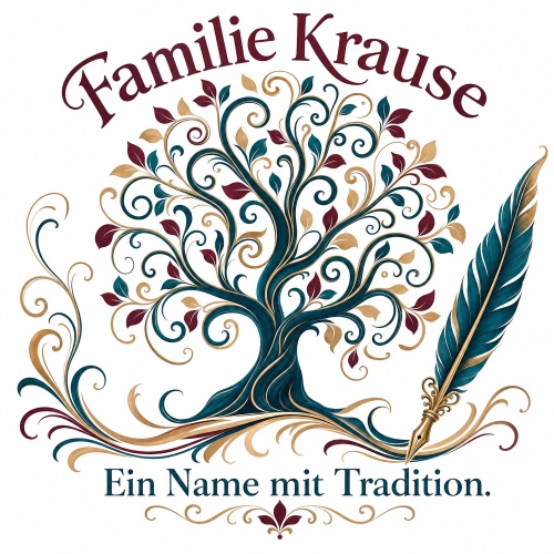 Tasse »Familie Krause – Ein Name mit Tradition«