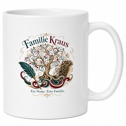Tasse »Familie Kraus – Ein Name. Eine...