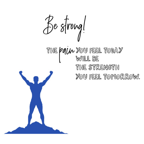 Tasse »Be strong! The pain you feel today…«