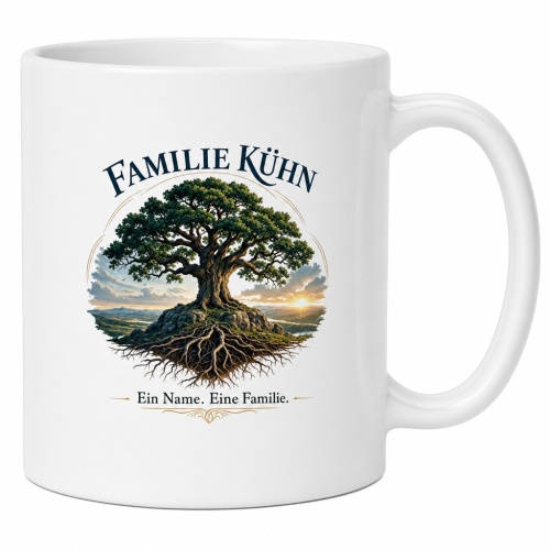Tasse »Familie Kühn – Ein Name. Eine...