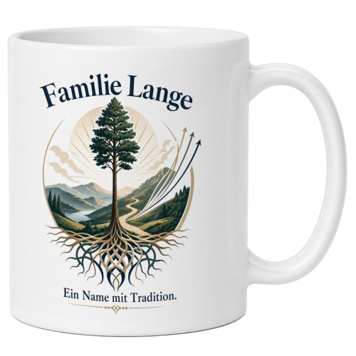 Tasse »Familie Lange – Ein Name mit...
