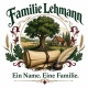 Tasse »Familie Lehmann – Ein Name. Eine Familie.«