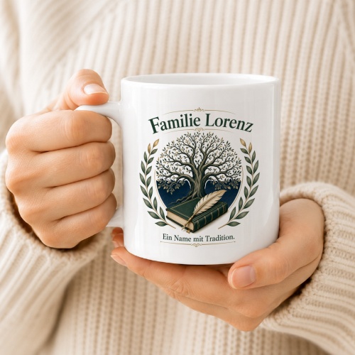 Tasse »Familie Lorenz – Ein Name mit Tradition«