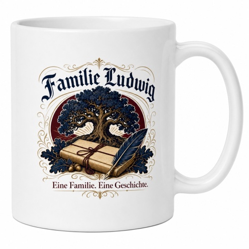 Tasse »Familie Ludwig – Eine Familie. Eine...