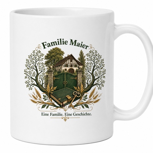 Tasse »Familie Maier – Eine Familie. Eine...