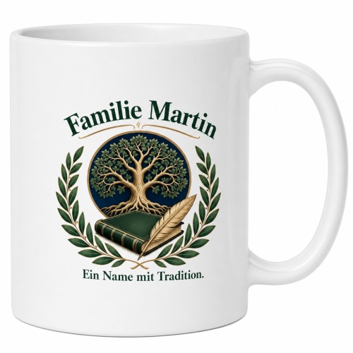 Tasse »Familie Martin – Ein Name mit...