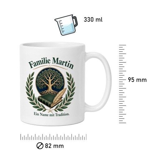 Tasse »Familie Martin – Ein Name mit Tradition«