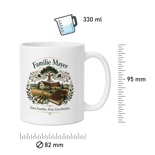 Tasse »Familie Mayer – Eine Familie. Eine Geschichte.«