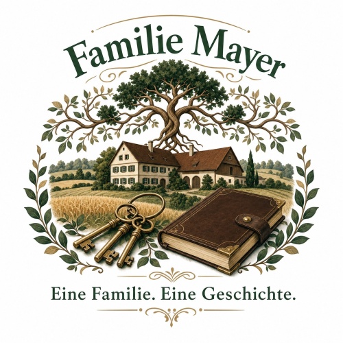 Tasse »Familie Mayer – Eine Familie. Eine Geschichte.«