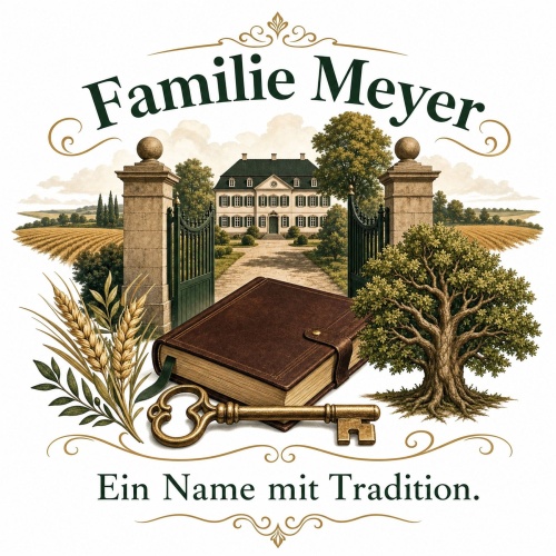 Tasse »Familie Meyer – Ein Name mit Tradition«