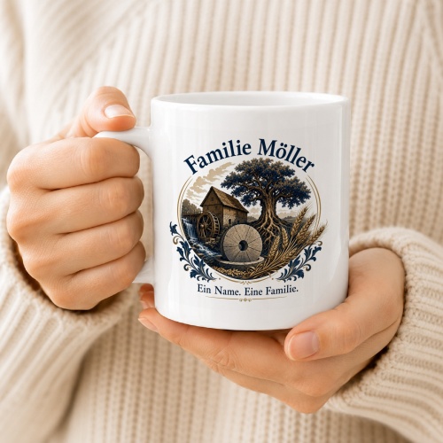 Tasse »Familie Möller – Ein Name. Eine Familie.«