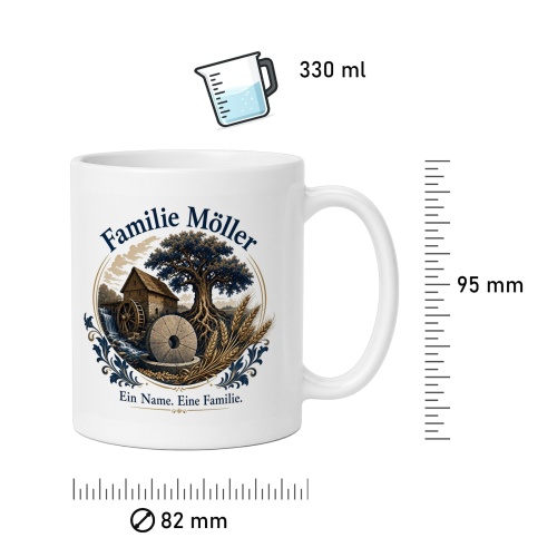Tasse »Familie Möller – Ein Name. Eine Familie.«