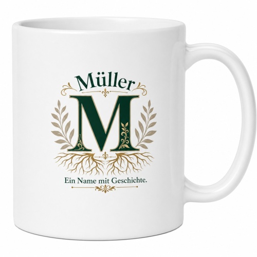 Tasse »Müller – Ein Name mit...
