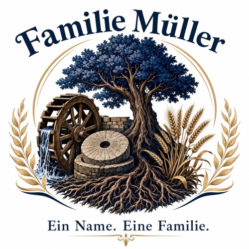 Tasse »Familie Müller – Ein Name. Eine...