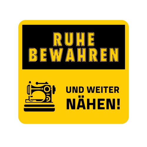 Tasse »Ruhe bewahren, Nähen«