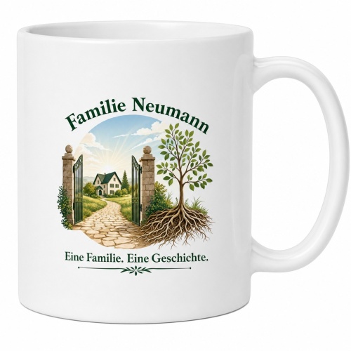 Tasse »Familie Neumann – Eine Familie. Eine...