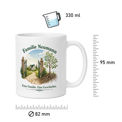 Tasse »Familie Neumann – Eine Familie. Eine Geschichte.«