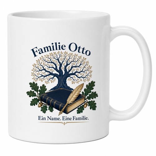 Tasse »Familie Otto – Ein Name. Eine...