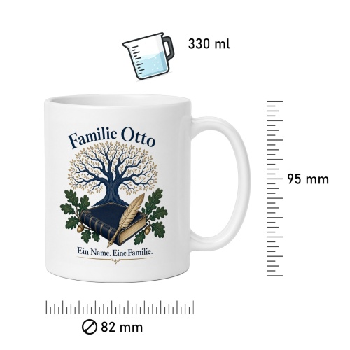 Tasse »Familie Otto – Ein Name. Eine Familie.«