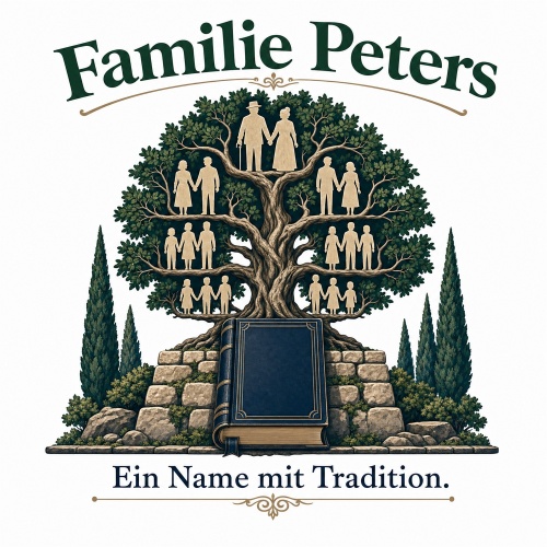 Tasse »Familie Peters – Ein Name mit...