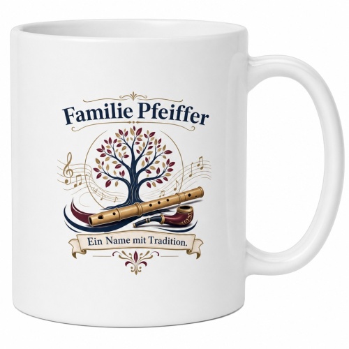 Tasse »Familie Pfeiffer – Ein Name mit...