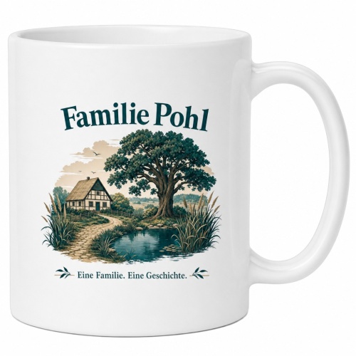 Tasse »Familie Pohl – Eine Familie. Eine...