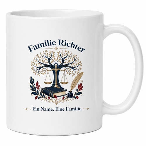 Tasse »Familie Richter – Ein Name. Eine...