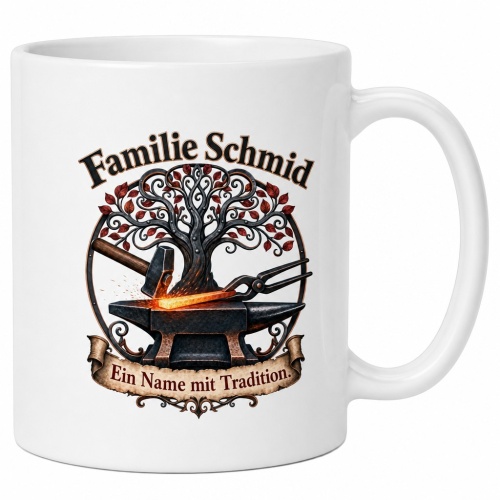 Tasse »Familie Schmid – Ein Name mit...