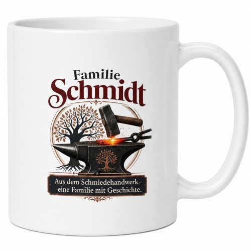 Tasse »Familie Schmidt –...