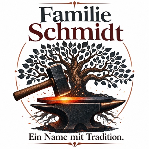 Tasse »Familie Schmidt – Ein Name mit...