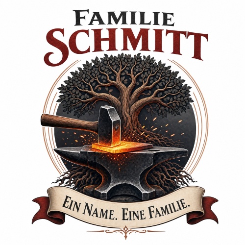 Tasse »Familie Schmitt – Ein Name. Eine...