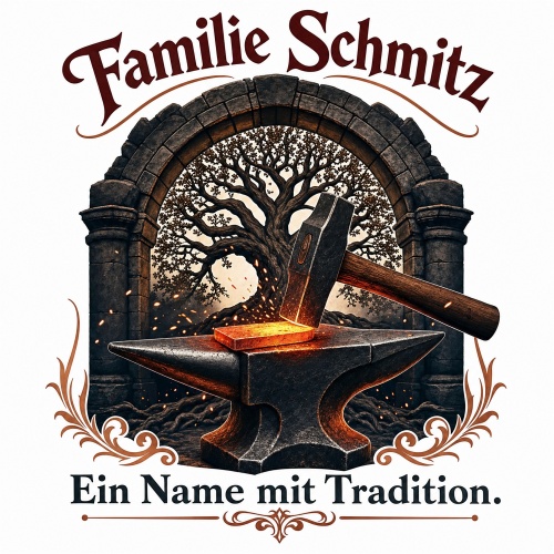 Tasse »Familie Schmitz – Ein Name mit...