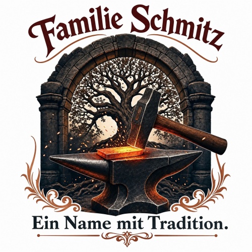Tasse »Familie Schmitz – Ein Name mit Tradition«