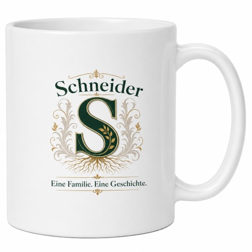 Tasse »Schneider – Eine Familie. Eine...