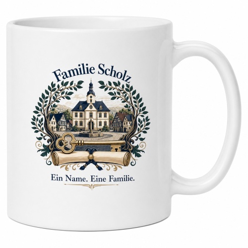 Tasse »Familie Scholz – Ein Name. Eine...
