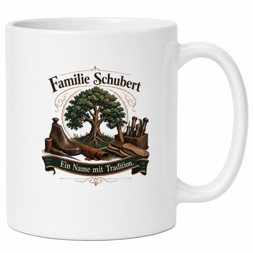 Tasse »Familie Schubert – Ein Name mit...