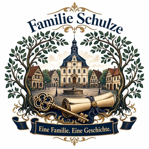 Tasse »Familie Schulze – Eine Familie. Eine Geschichte.«