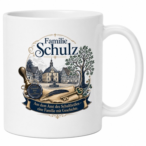 Tasse »Familie Schulz – Schultheiß...
